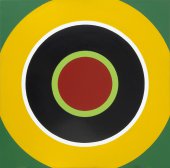 Poul Gernes, Zielscheibenbild (Target) B, 1966-68, Öl auf Masonit, 122 x 122 cm, Daimler Kunst Sammlung, Foto: MUMOK © Poul Gernes.